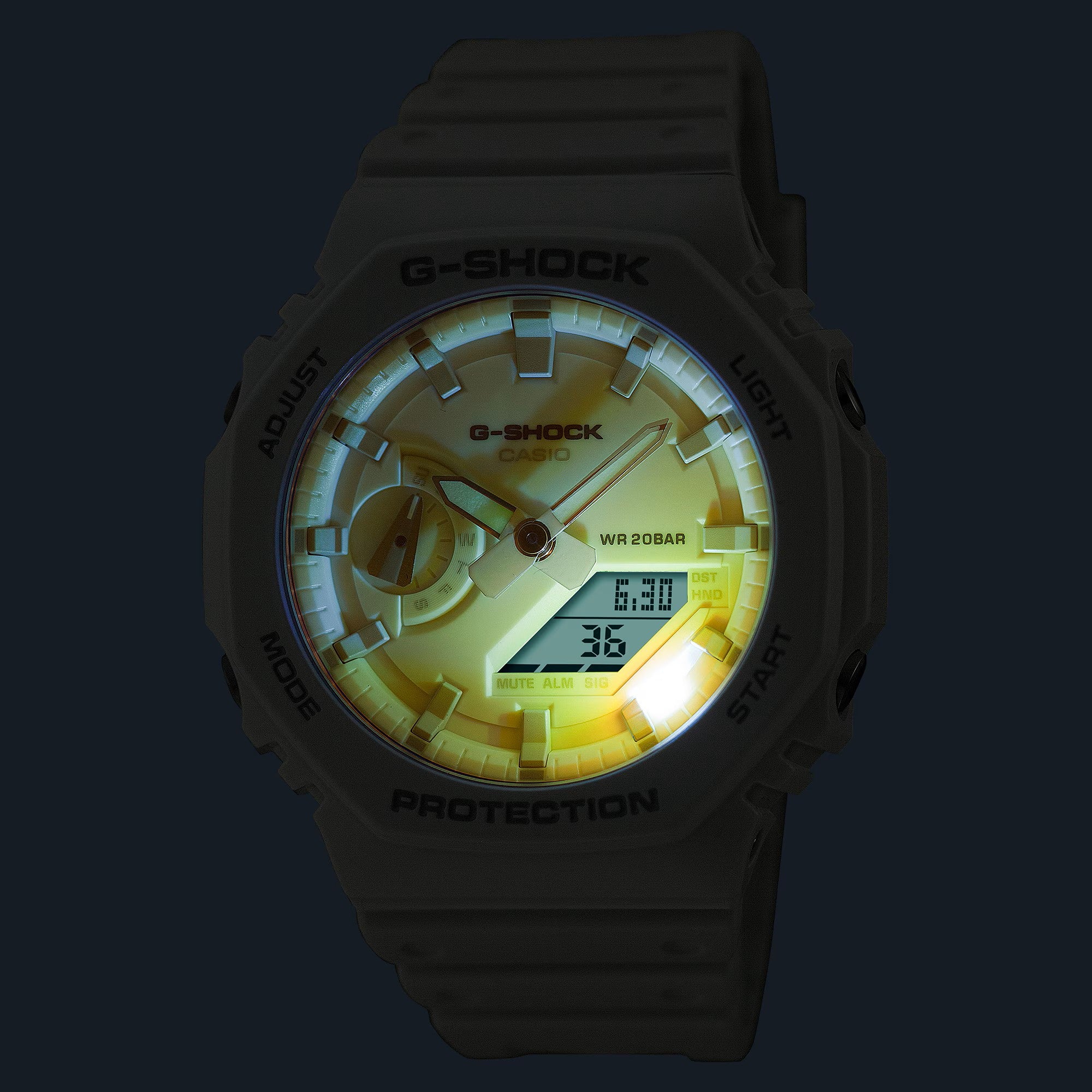 Casio G-Shock Analog Digital Watch, 2100 Series, Summer Watch