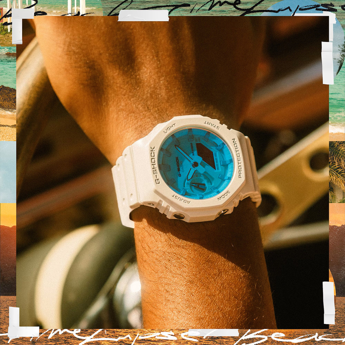 Casio G-Shock Analog Digital Watch, 2100 Series, Summer Watch