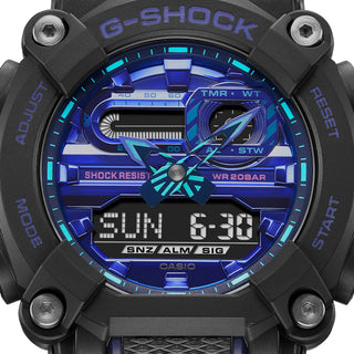 Casio G-Shock Analog Digital Watch, Virtual Blue Series GA900VB-1A