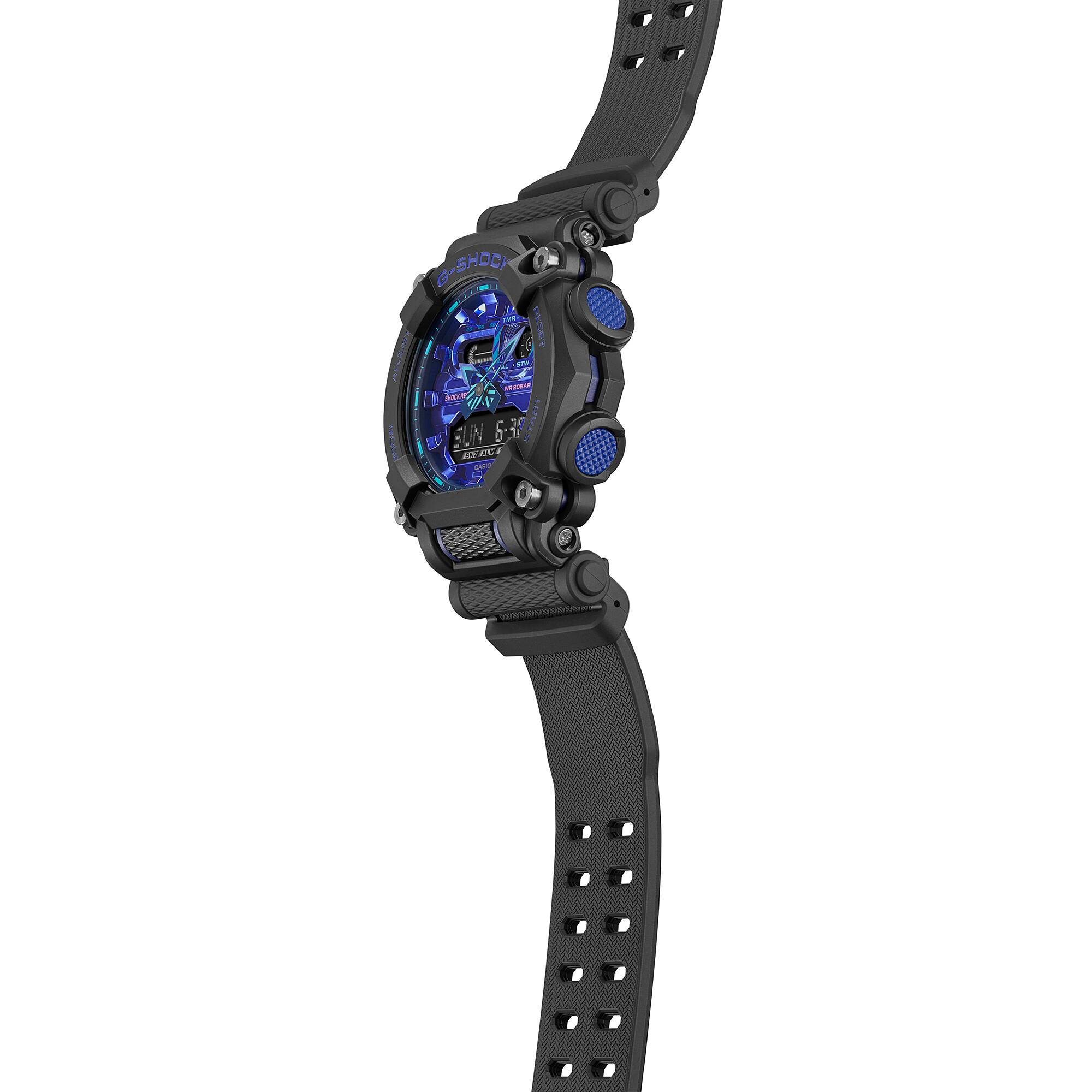 Casio G-Shock Analog Digital Watch, Virtual Blue Series GA900VB-1A