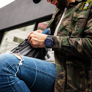 Casio G-Shock Analog Digital Watch, Virtual Blue Series GA900VB-1A