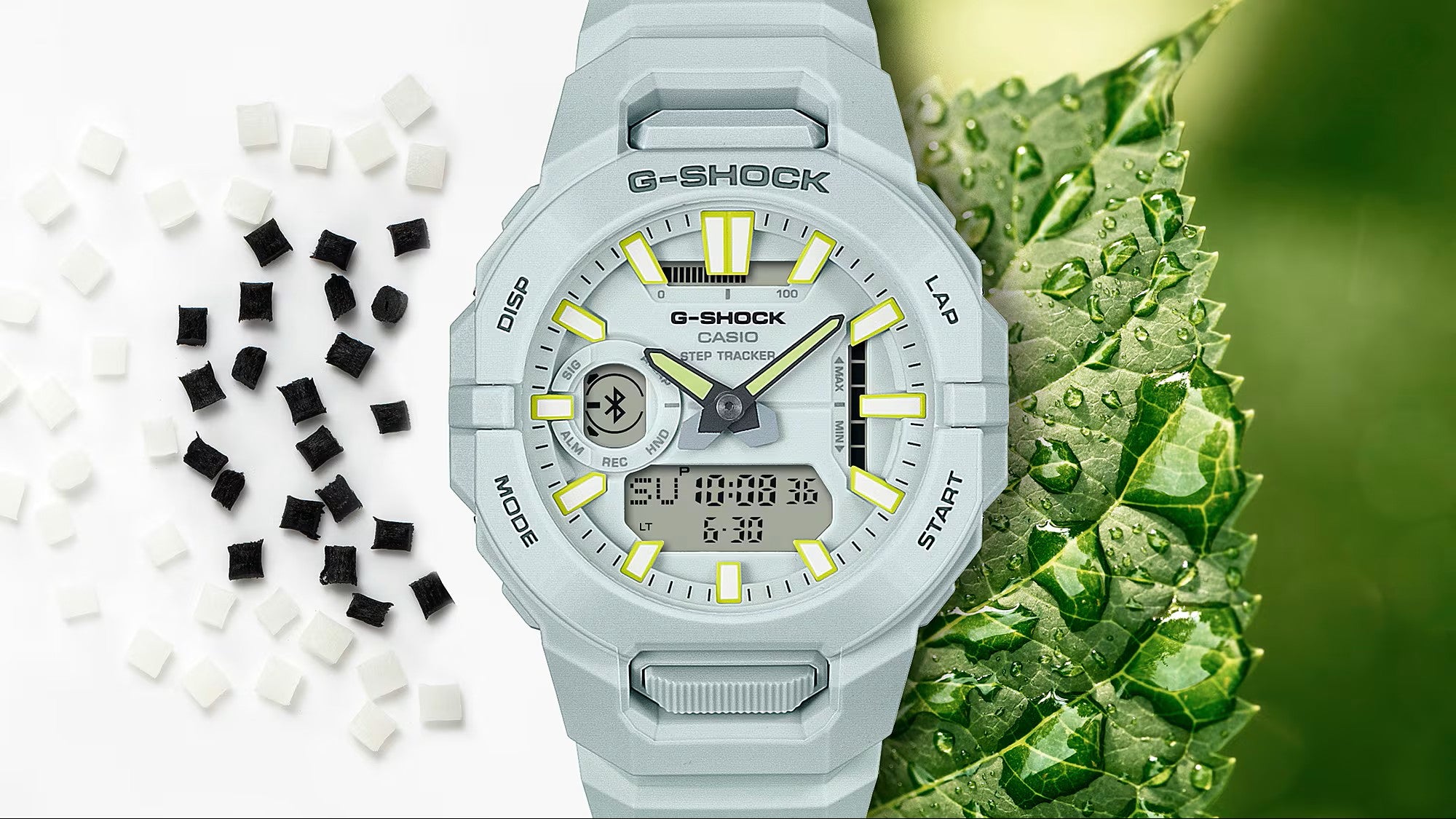 Casio G-Shock Move Watch, White G-Squad GBA-950 Series GBA950-7A