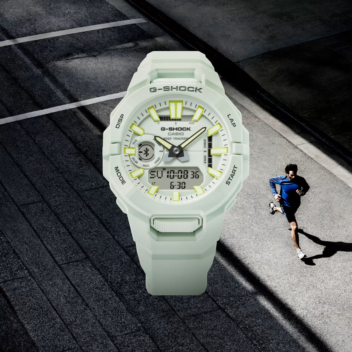 Casio G-Shock Move Watch, White G-Squad GBA-950 Series GBA950-7A