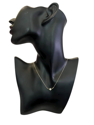 10K Yellow Gold 0.30cttw Lab Grown Diamond Necklace - 18 Inches