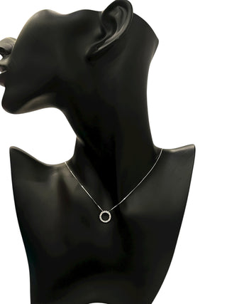 10K White Gold 0.25cttw Diamond Necklace