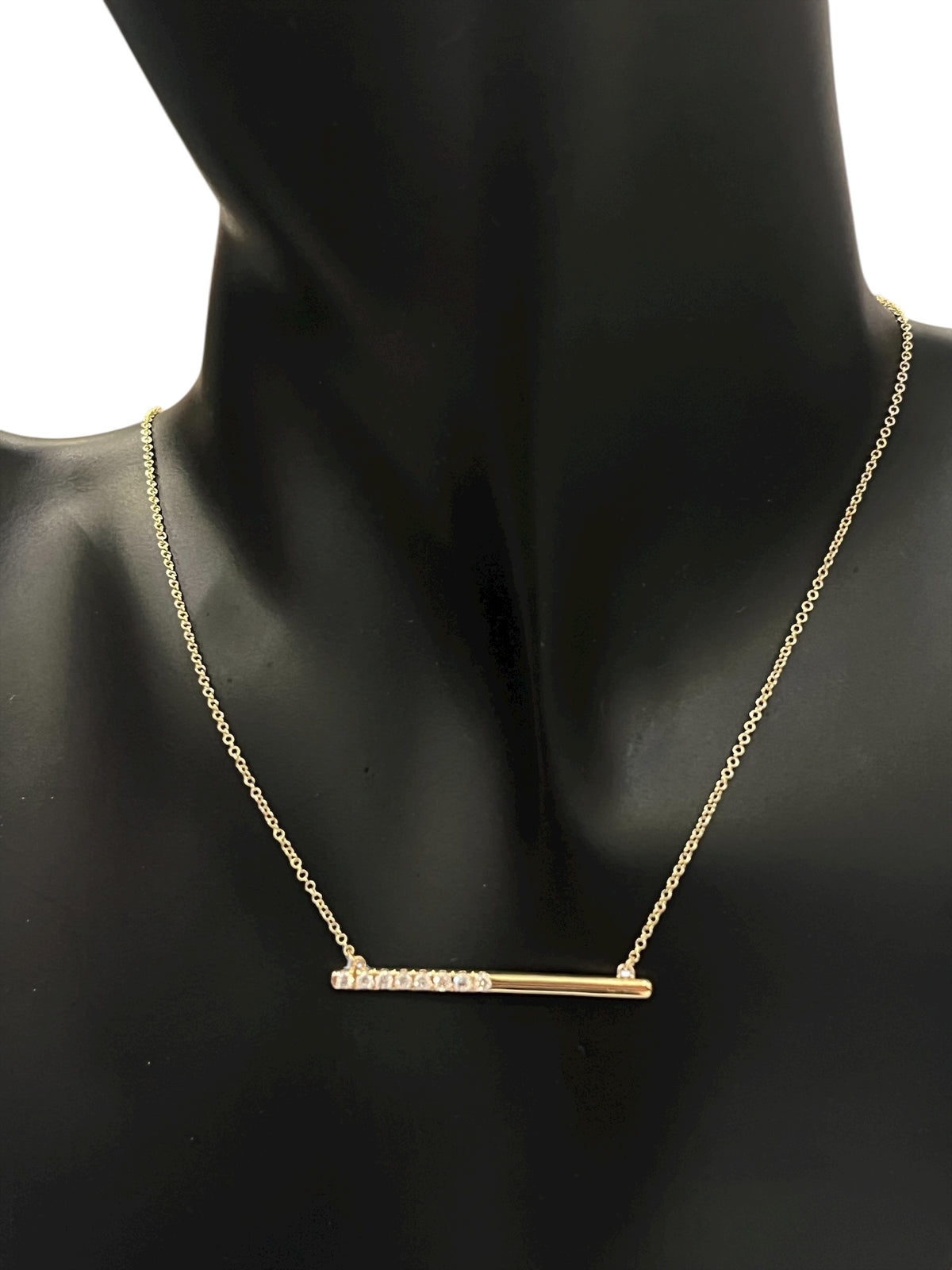 10k Yellow Gold 0.249cttw Canadian Diamond Necklace