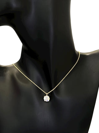 14K Yellow Gold 2.00ct Lab Grown Diamond Necklace