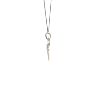 Colgante de corazón de diamantes