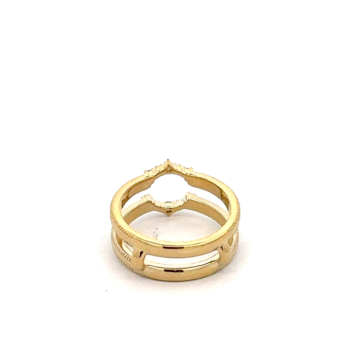 14K White, Yellow or Rose Gold 0.165cttw Diamond Ring