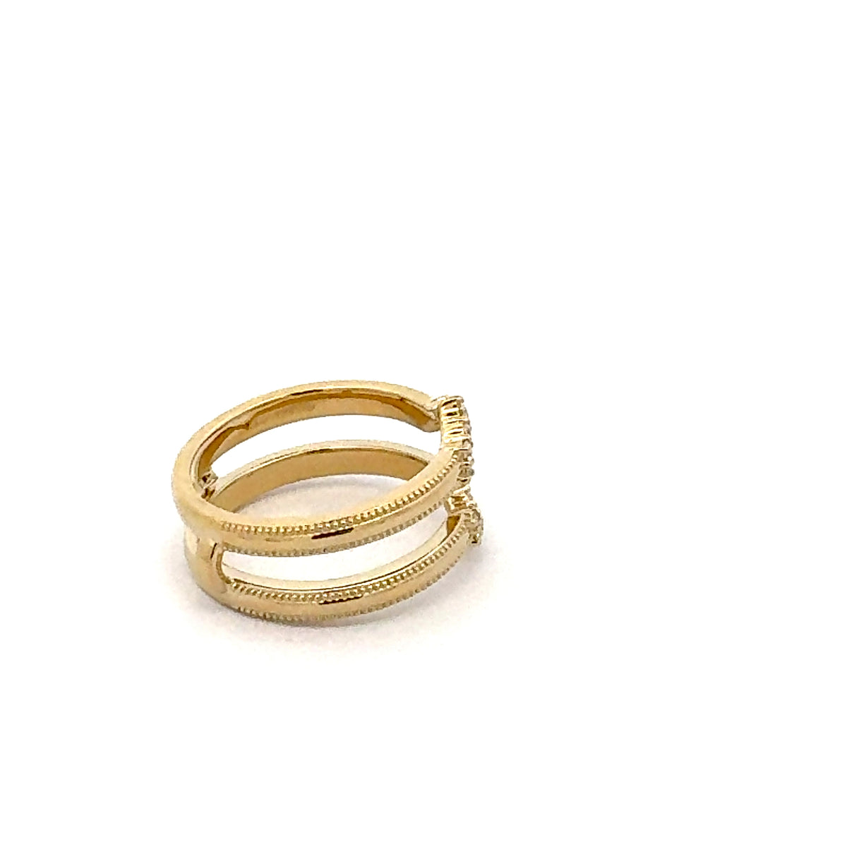 14K White, Yellow or Rose Gold 0.165cttw Diamond Ring