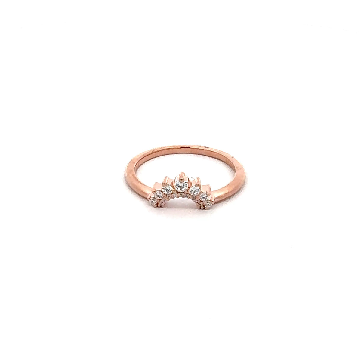 14K White, Yellow or Rose Gold 0.16cttw Diamond Ring