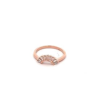 14K White, Yellow or Rose Gold 0.25cttw Diamond Ring