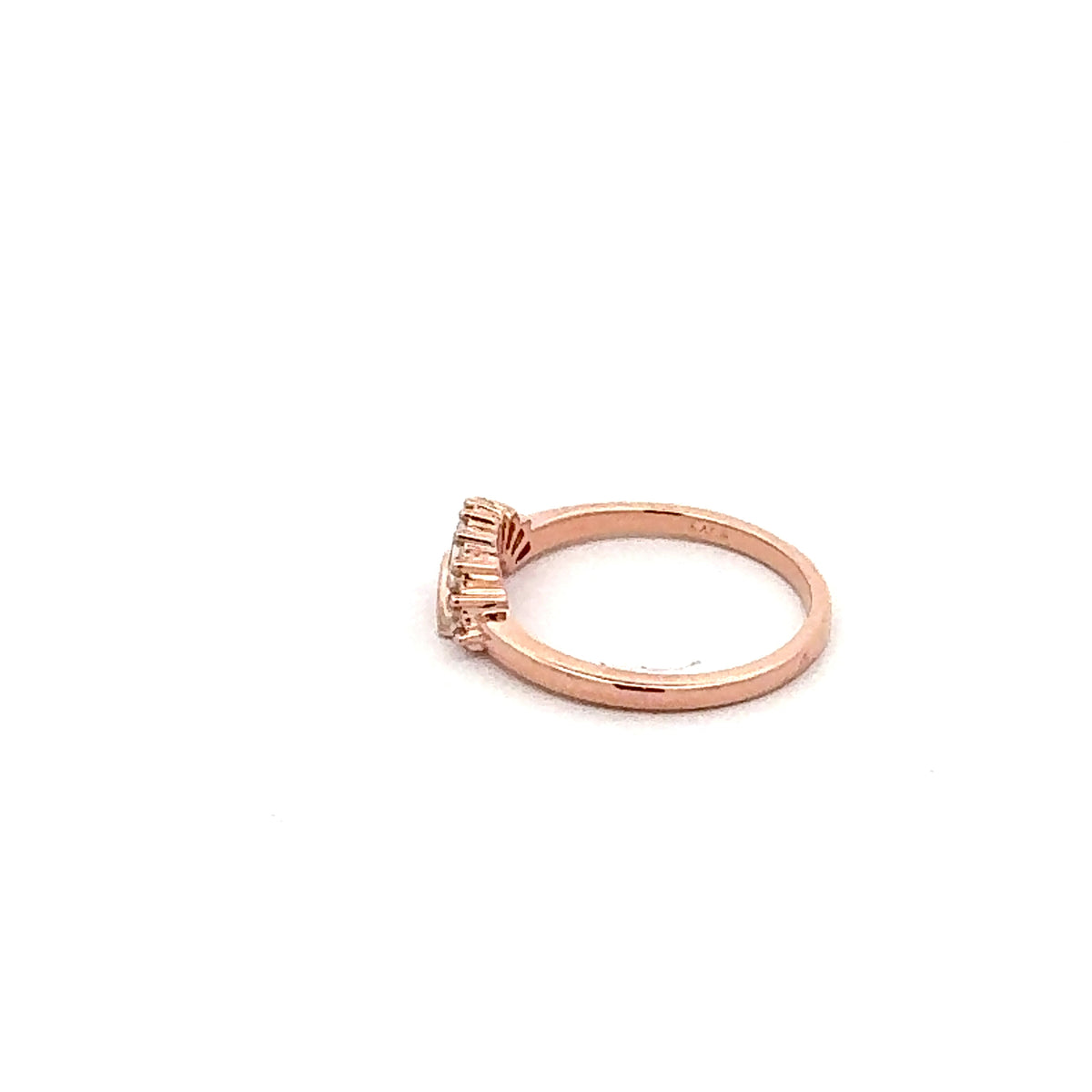 14K White, Yellow or Rose Gold 0.25cttw Diamond Ring