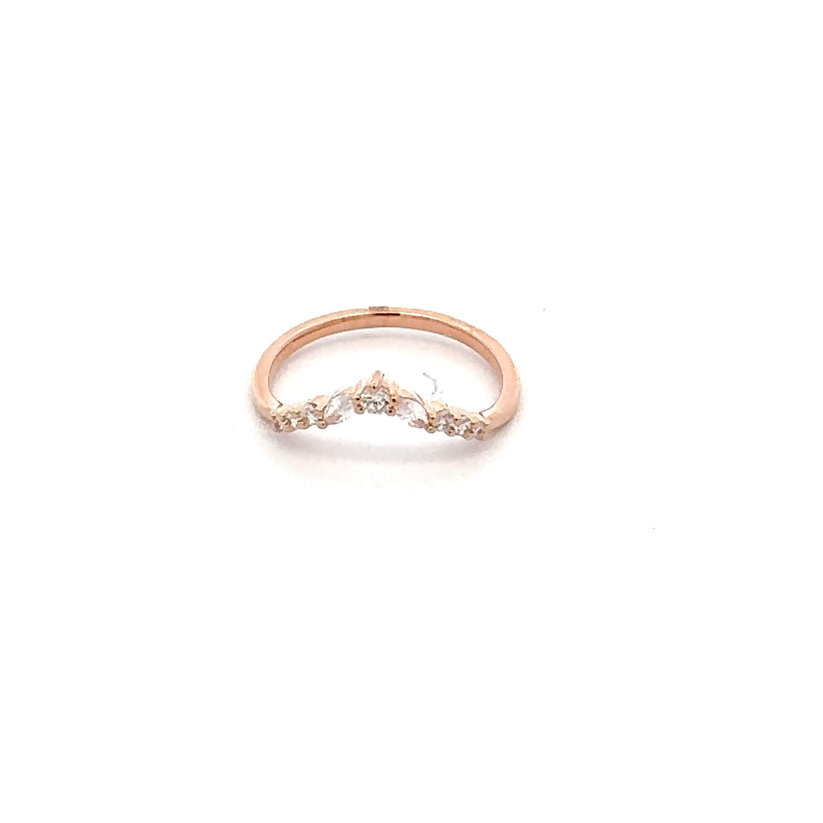 14K White, Yellow or Rose Gold 0.20cttw Diamond Ring