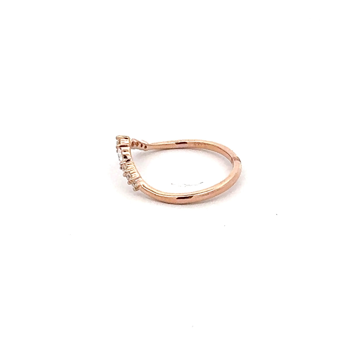 14K White, Yellow or Rose Gold 0.20cttw Diamond Ring
