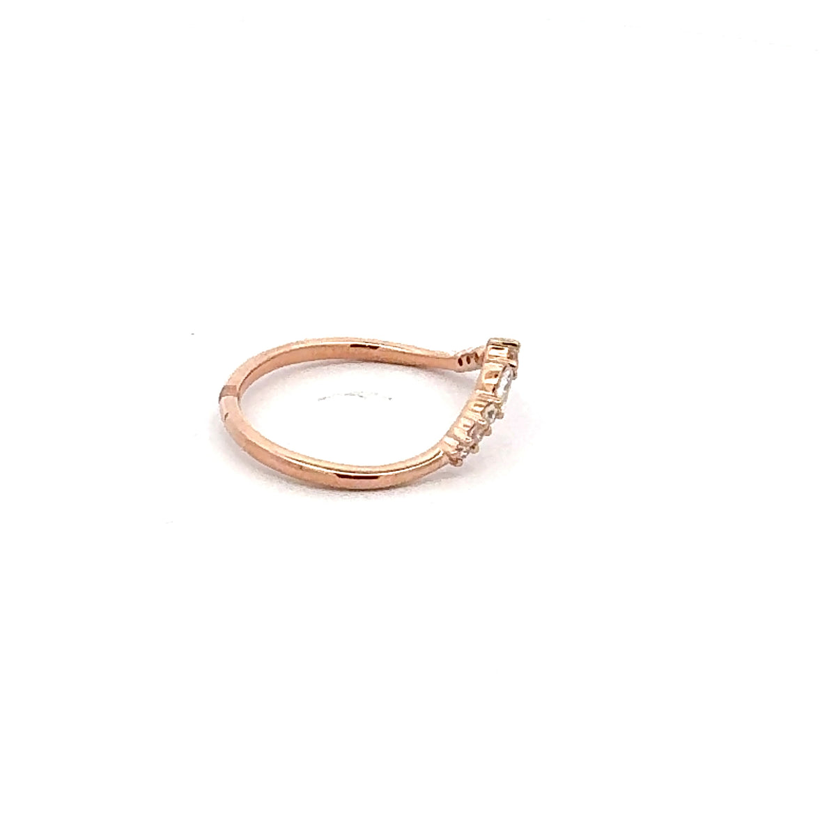 14K White, Yellow or Rose Gold 0.20cttw Diamond Ring
