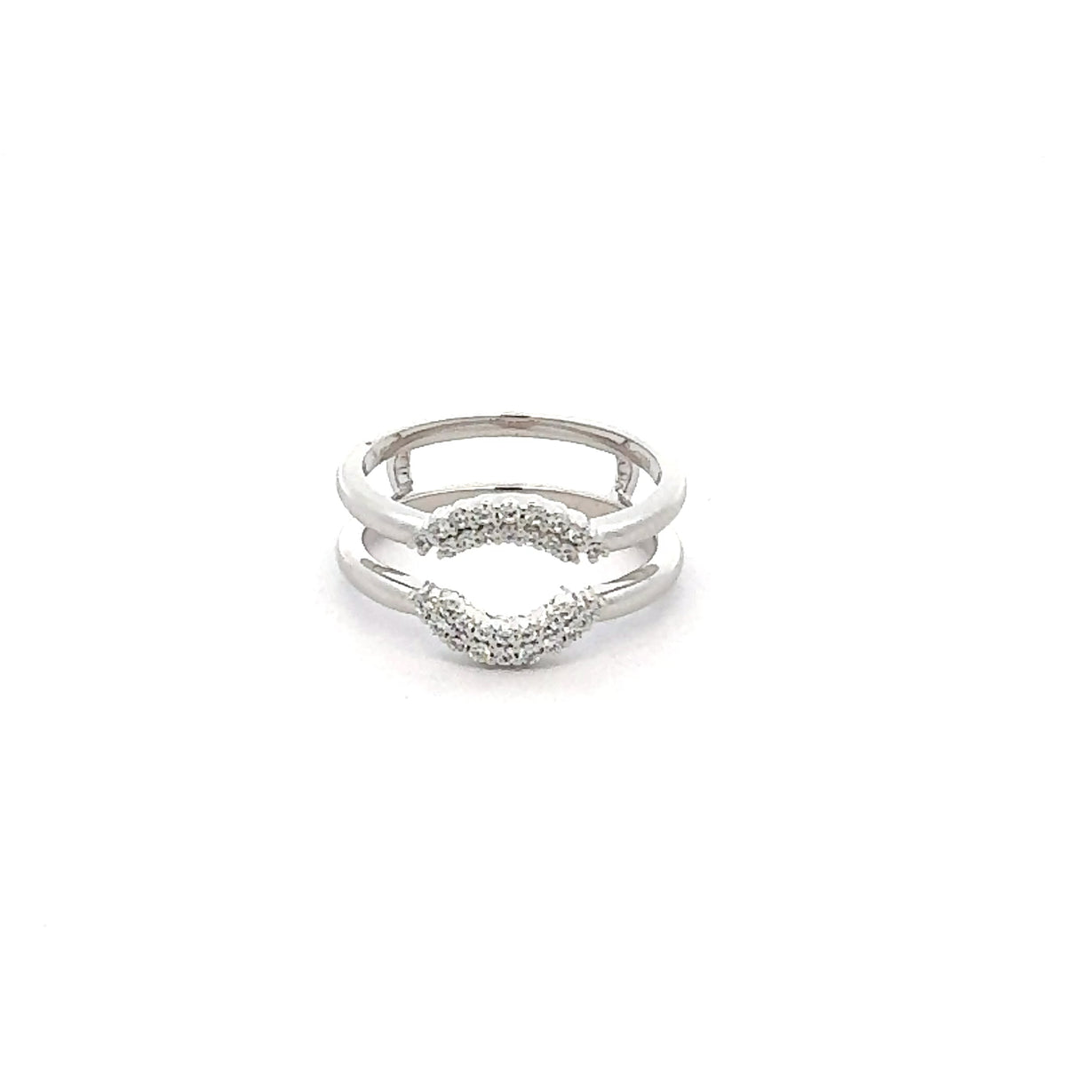 14K White, Yellow or Rose Gold 0.20cttw Diamond Ring