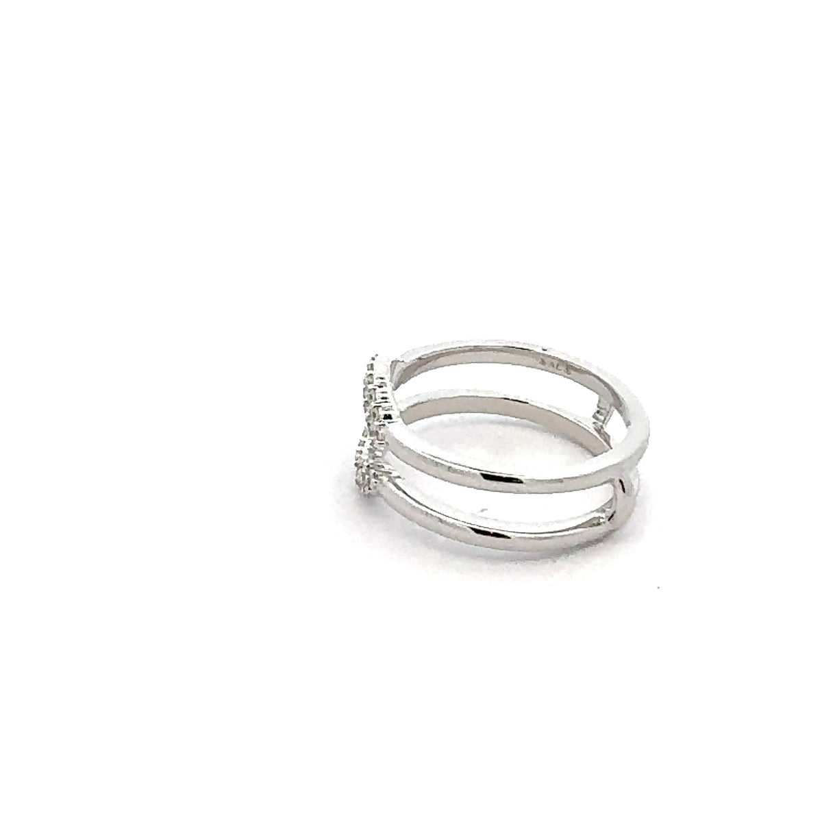 14K White, Yellow or Rose Gold 0.20cttw Diamond Ring