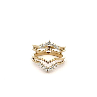 14K White, Yellow or Rose Gold 0.25cttw Diamond Ring