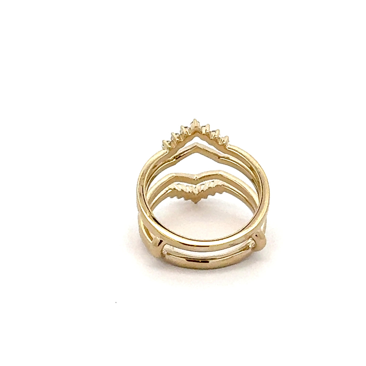 14K White, Yellow or Rose Gold 0.25cttw Diamond Ring