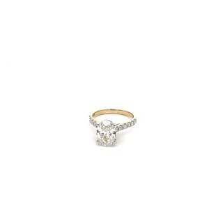 14K White Gold 2.50 cttw Lab Grown Diamond Engagement Ring