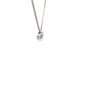 10K White Gold 0.50cttw Lab Grown Diamond Necklace - 18 Inches