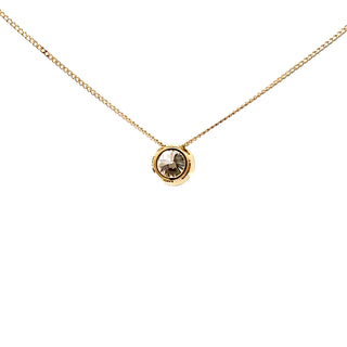 10K Yellow Gold 0.70cttw Lab Grown Diamond Necklace - 18 Inches