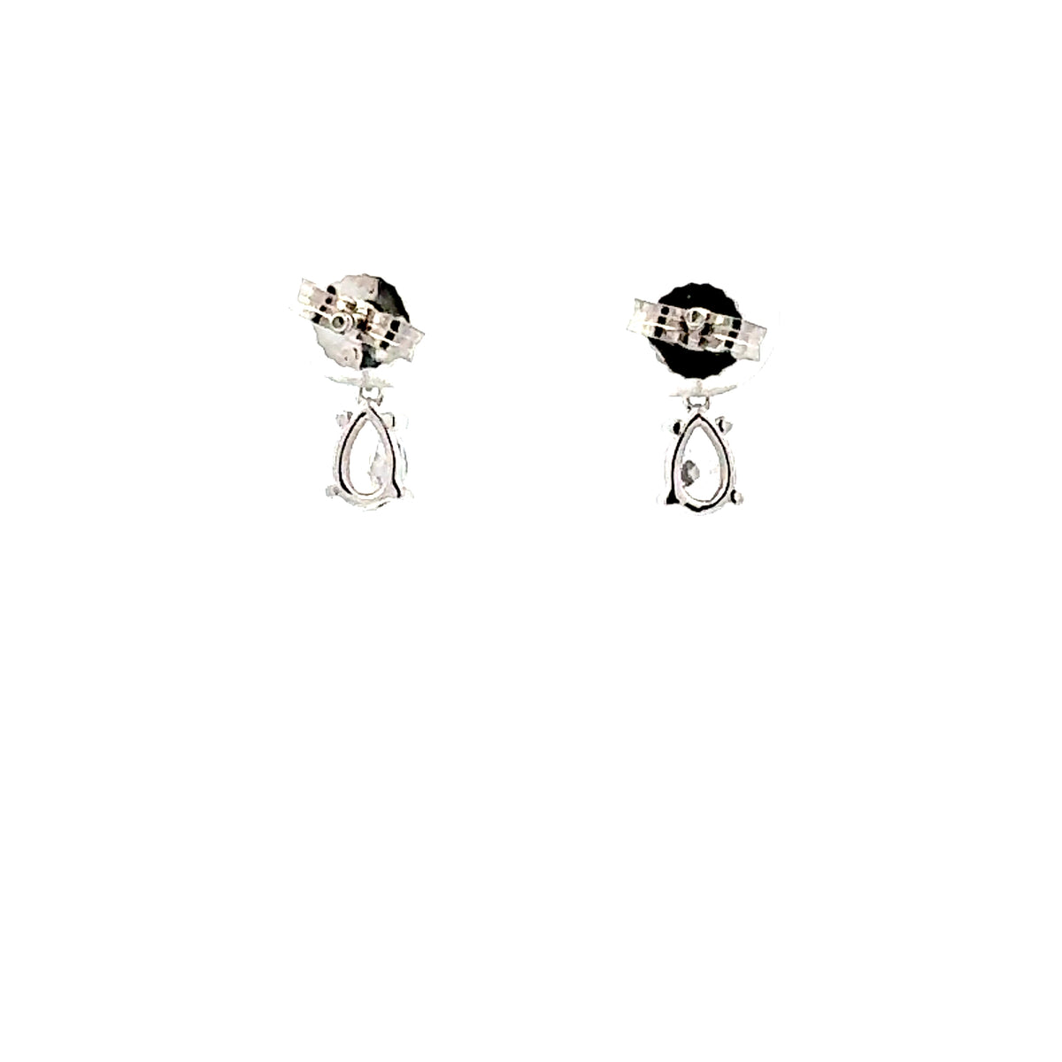 10K White Gold 0.76cttw Lab Grown Diamond Earrings