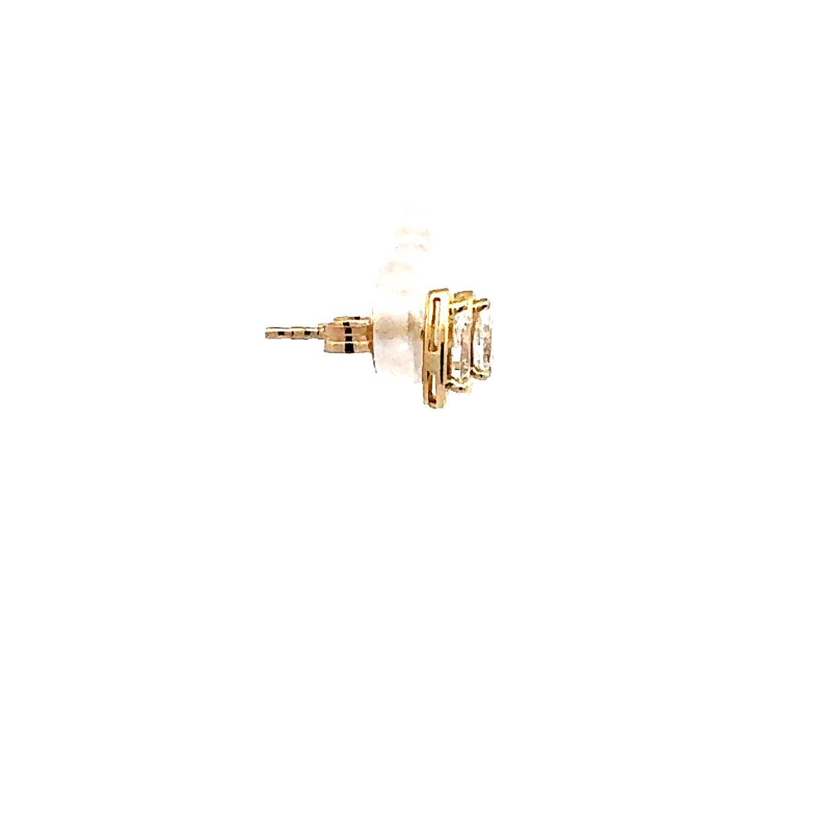 10K Yellow Gold 0.46cttw Lab Grown Pear Cut Diamond Earrings