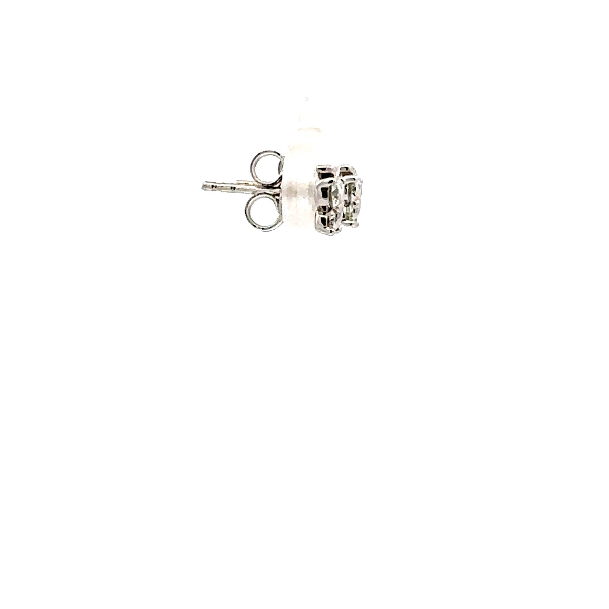 10K White Gold 0.34cttw Lab Grown Diamond Butterfly Earrings