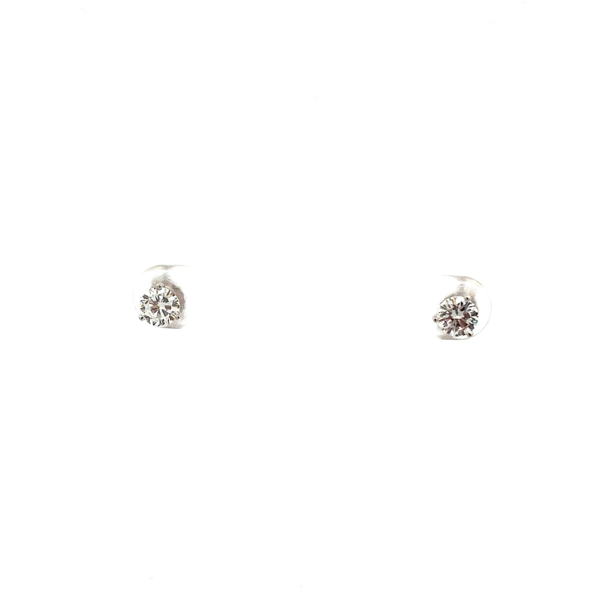 10K White Gold 0.75cttw Lab Grown Diamond Earrings