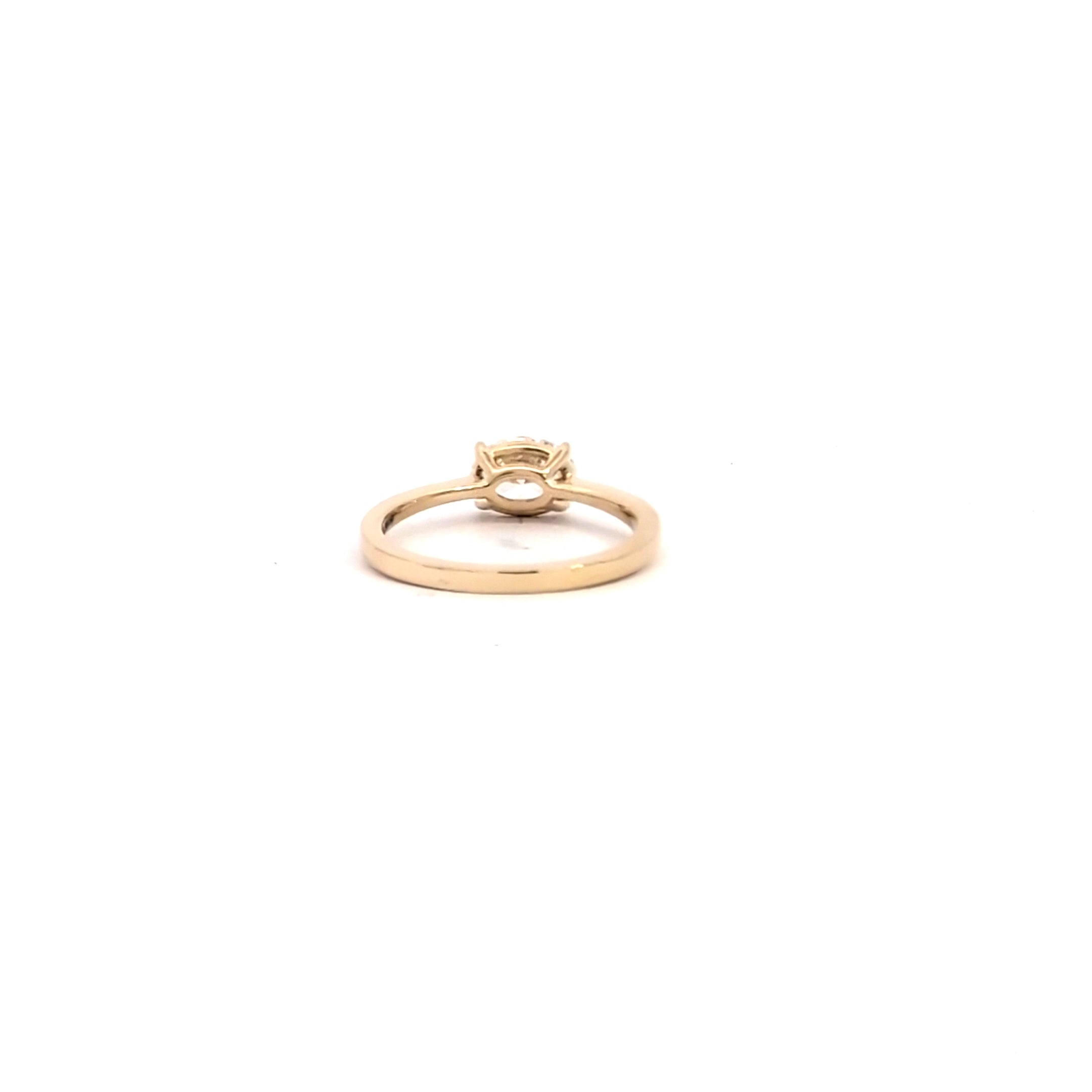 14K Yellow Gold 1.03 ct Lab Grown Diamond Engagement Ring - / 4