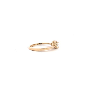 14K Yellow Gold 1.03 ct Lab Grown Diamond Engagement Ring