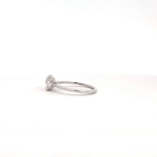 14K White Gold 1.00 ct Lab Grown Diamond Engagement Ring