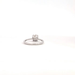 14K White Gold 1.00 ct Lab Grown Diamond Engagement Ring