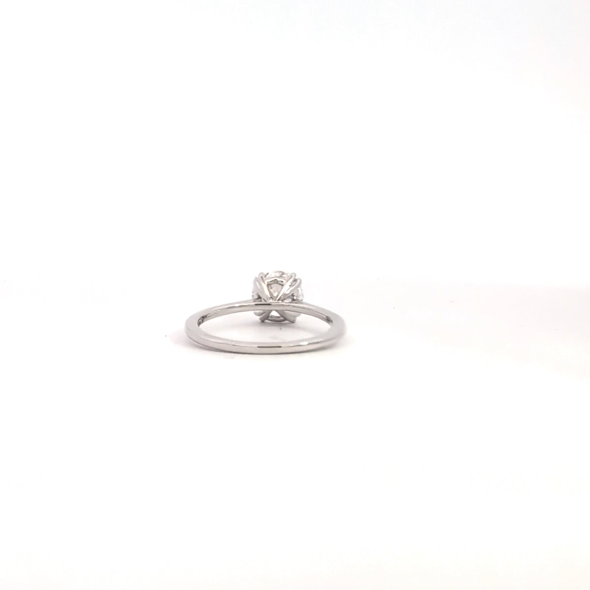 14K White Gold 1.00 ct Lab Grown Diamond Engagement Ring