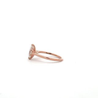 14K Gold 1.01cttw Lab Grown Diamond Marquise Ring