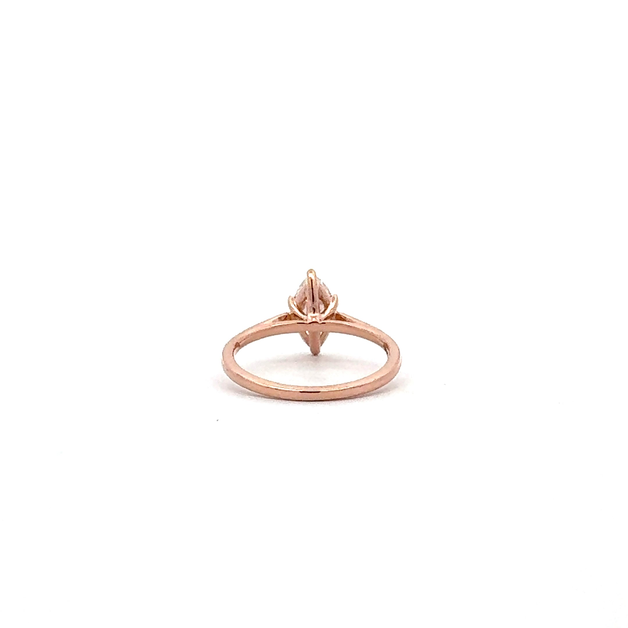 14K Gold 1.01cttw Lab Grown Diamond Marquise Ring - 4 / yellow gold