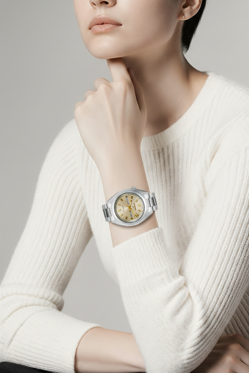 Seiko 5 Stainless Steel Women's Watch SRE023 - Shipping Immediately