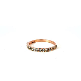 10K Rose Gold Aquamarine Ring