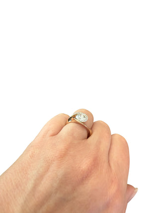 14K Yellow Gold 1.50ct Lab Grown Diamond Ring