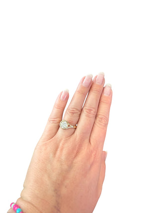 14K Yellow Gold 1.50ct Lab Grown Diamond Ring