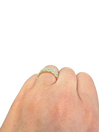 14K Yellow Gold 2.77cttw  Lab Grown Diamond Ring