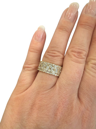 14K Yellow Gold 2.77cttw  Lab Grown Diamond Ring