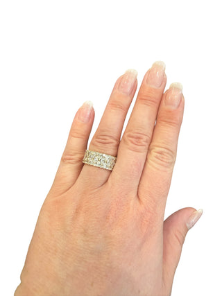 14K Yellow Gold 2.77cttw  Lab Grown Diamond Ring