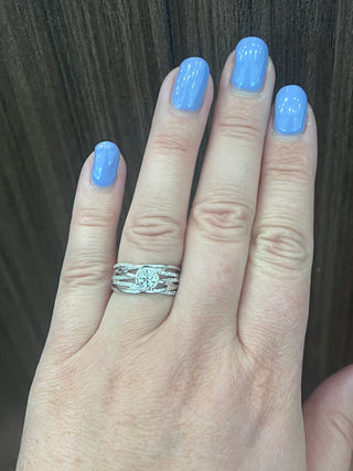 14K White Gold 0.75cttw Canadian Diamond Ring