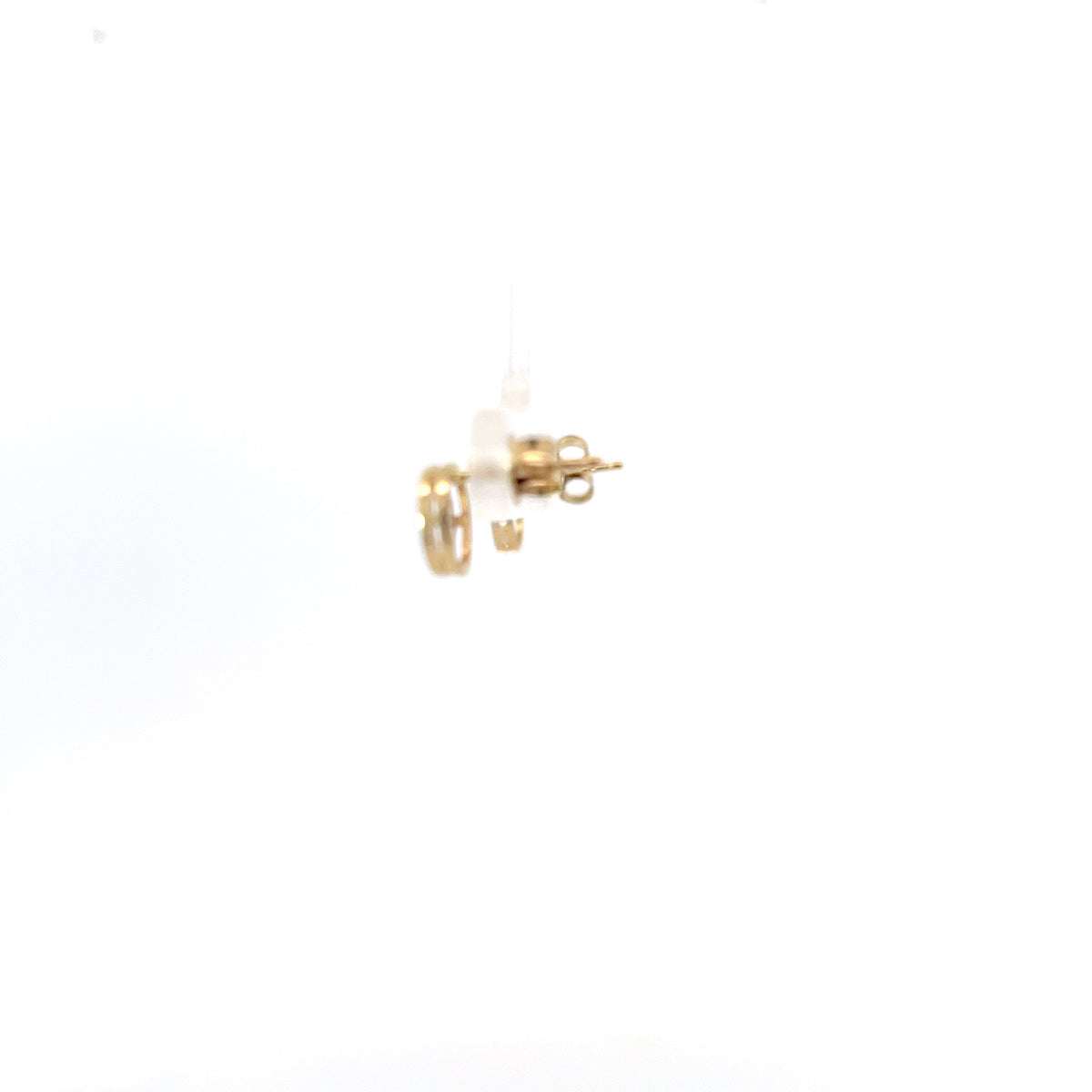 10K Yellow Gold 0.10cttw Diamond Earrings