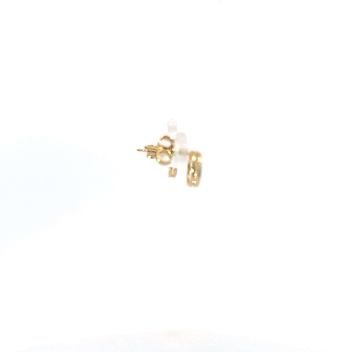 10K Yellow Gold 0.10cttw Diamond Earrings