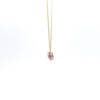 10K Yellow Gold Ruby Pendant