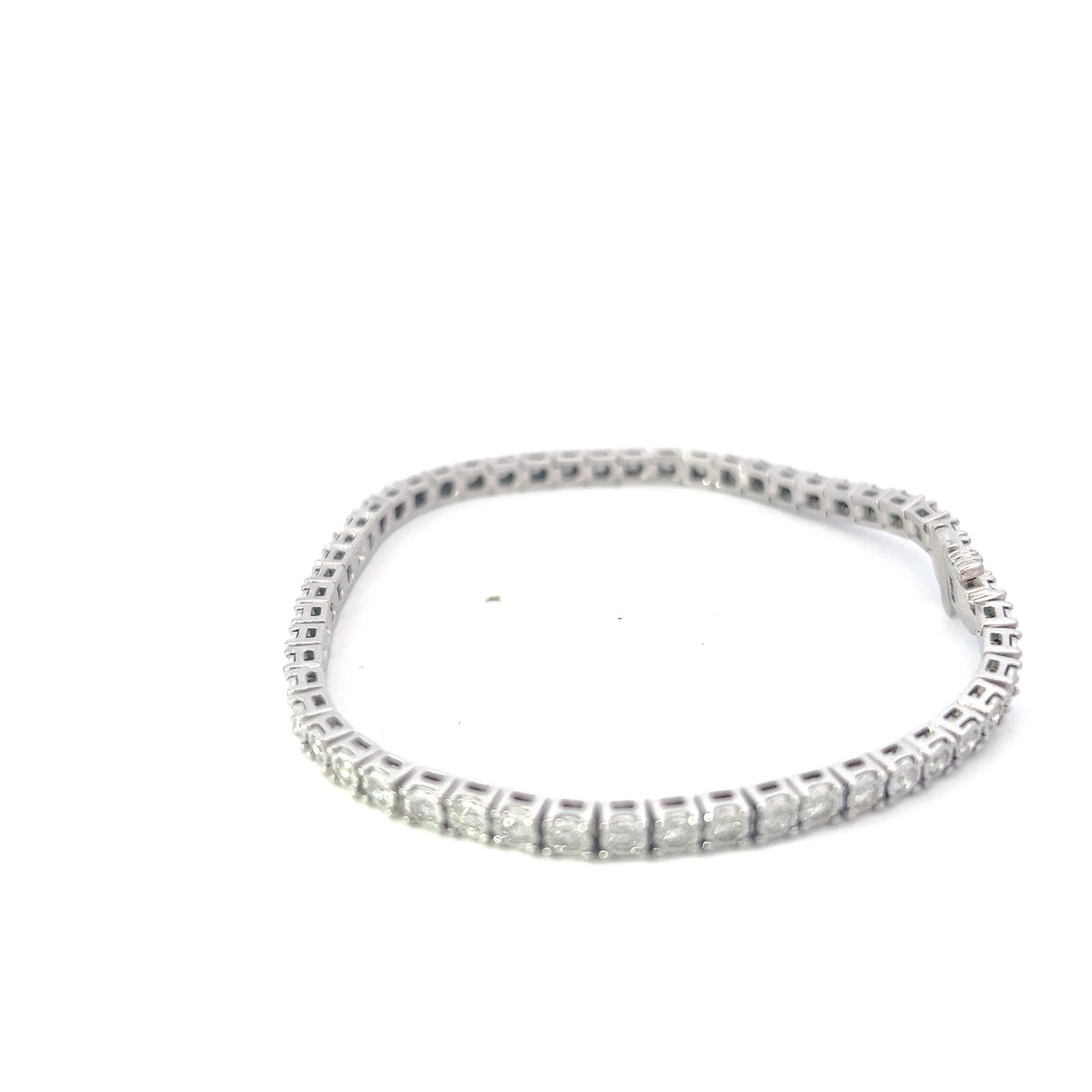 10K White Gold 2.00cttw Diamond Tennis Bracelet